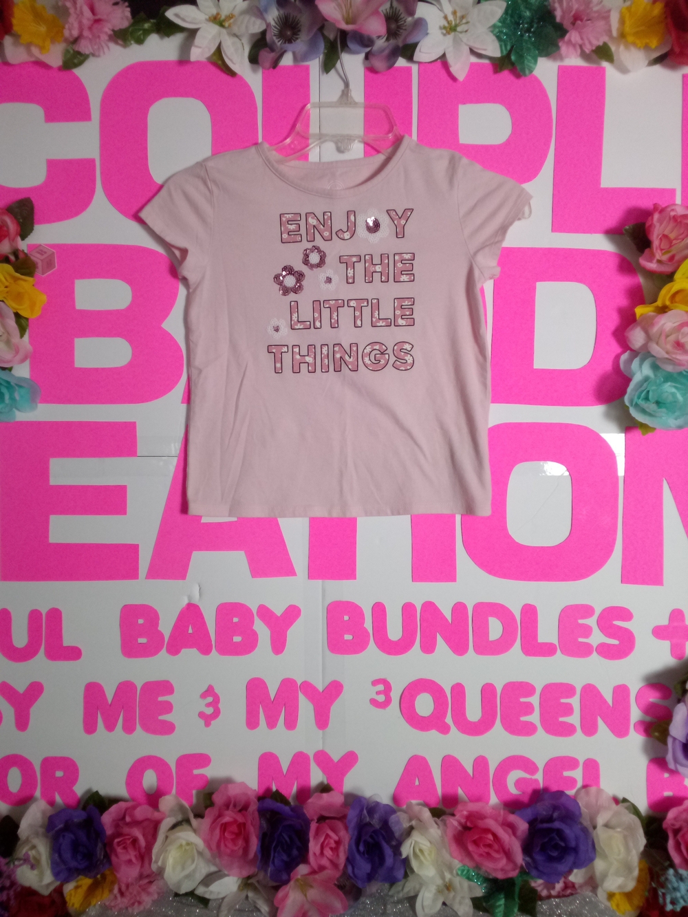 wonder nation Light Pink 'Enjoy The Little Things' Graphic Tee